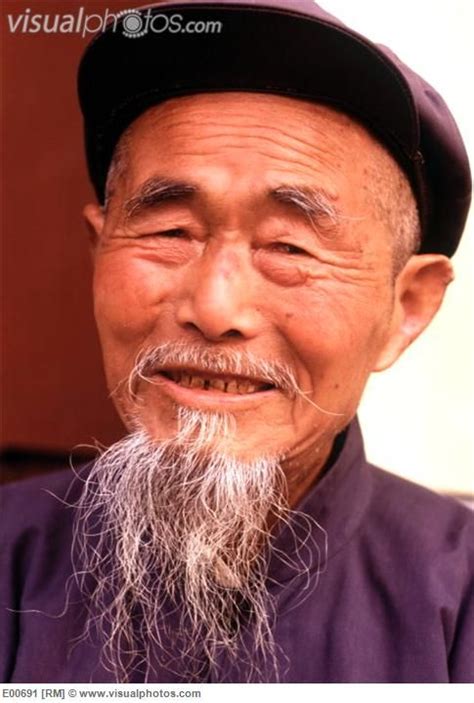 Chinese Old Man With Long Beard Beard Style Corner