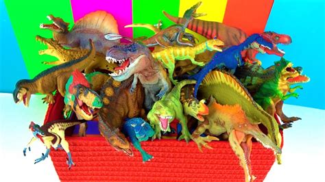 Dinosaur Box Toy Collection Whats In The Box Dinosaurs And Reptiles