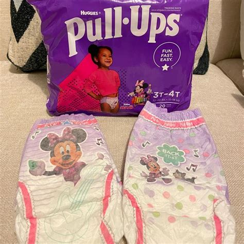 Huggies® Pull Ups® Learning Designs® Size 2t 3t Jumbo 25 Count Disposable Training Pants