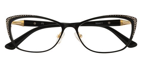 Mystic Cat Eye Prescription Glasses Black Womens Eyeglasses