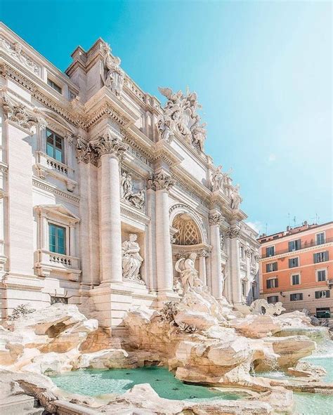 Trevi Fountain Rome Italy In 2019 Places To Travel