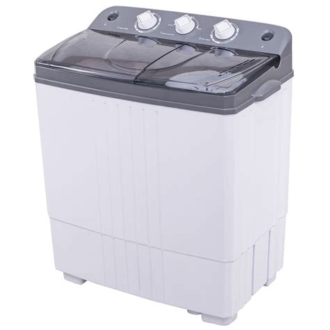 Washer And Dryer Combo Portable Washing Machine 16lbs Stackable White