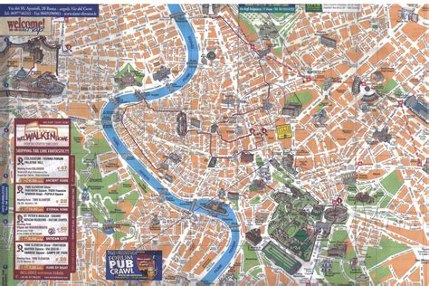 Mapa Turistico Roma Mapa De Rios Images