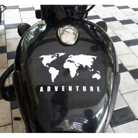 Phone cases laptop cases stickers magnets. World Map adventure sticker for RE Himalayan, Thar, SUVs ...