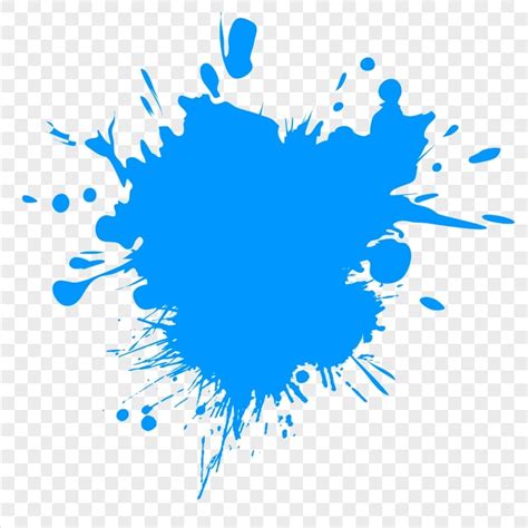 Blue Color Paint Splash Hd Transparent Png Citypng