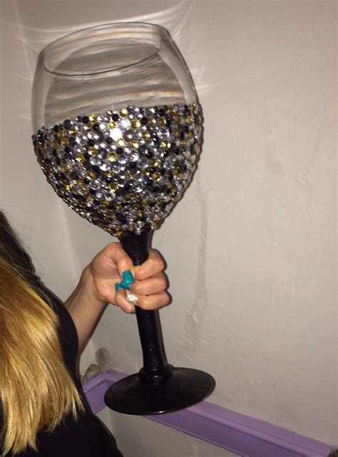 Life Size Wine Glass Decoration Lashonda Pickard