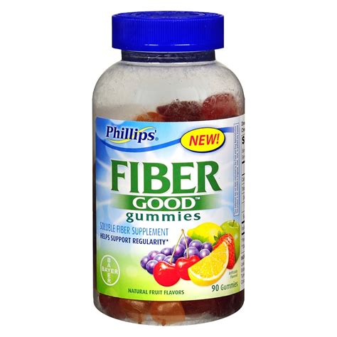 Phillips Fiber Good Gummies Soluble Fiber Supplement Fruit Walgreens