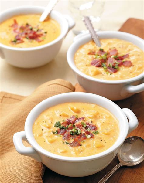 Cheesy Potato Soup Recipe Easy Saharacuisine