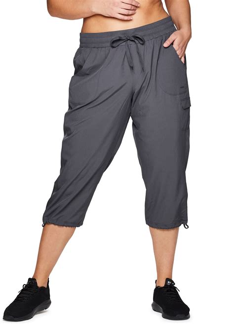 Rbx Rbx Active Womens Plus Size Relaxed Lightweight Woven Cargo