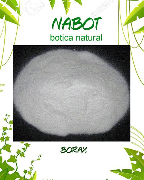 Nabot Botica Natural Borax 10 Mol Polvo Y Gran