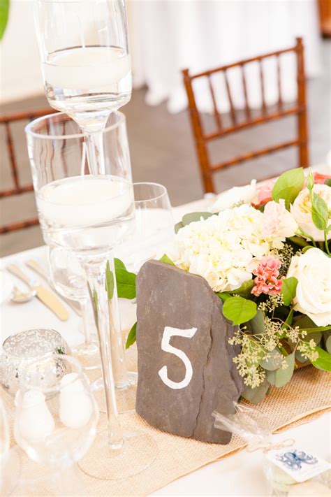 Slate Piece Table Numbers Elizabeth Anne Designs The Wedding Blog