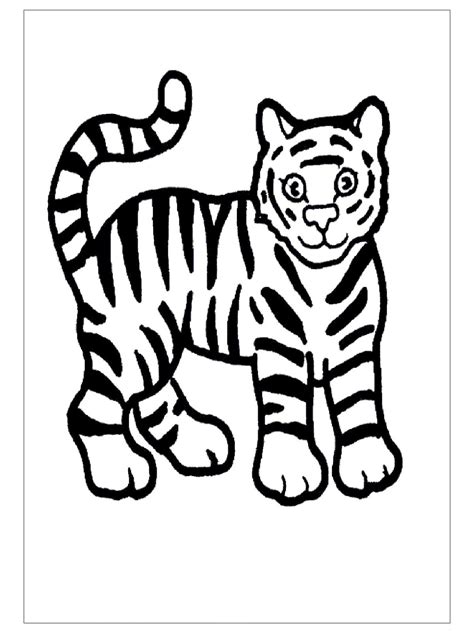 Tiger Printable Coloring Pages Coloring Home Free Printable Tiger