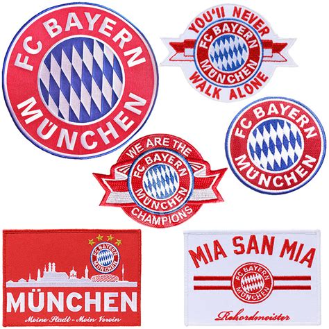 The current status of the logo is active, which means the logo is currently in use. FC Bayern München Aufnäher Aufbügler - Motive zur Auswahl ...