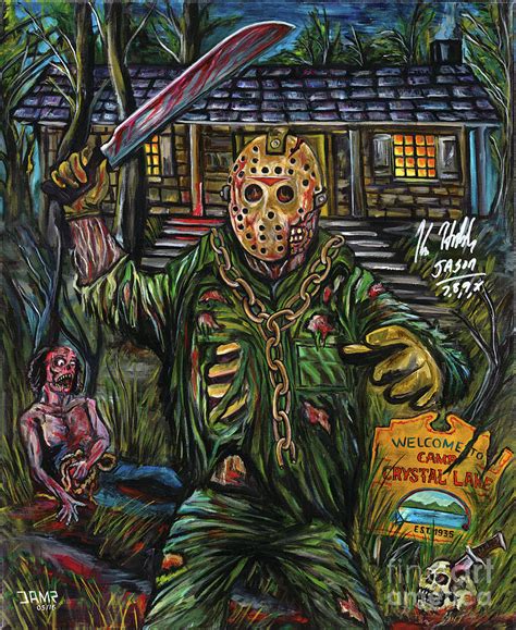 Friday The 13th Painting By Jose Antonio Mendez Pixels