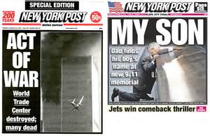 Then And Now September 11 Front Pages Abc News