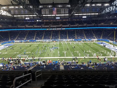 Section 208 At Ford Field Detroit Lions