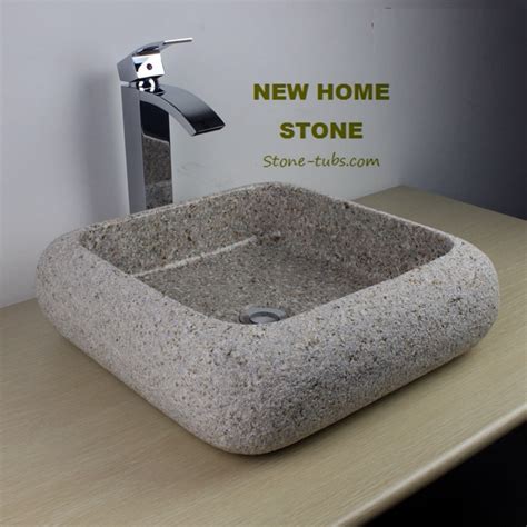 Since white goes with anything, you can splurge on style without worrying about future remodels or decor changes. Small Vanity Sink modern natural stone bathroom vessel sink made by hand carved granite stone ...