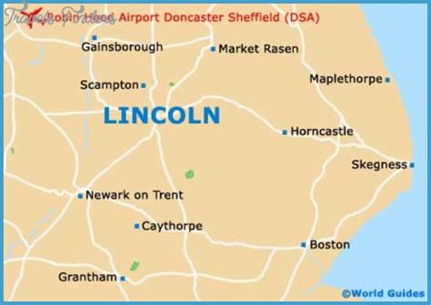 Lincoln Map Tourist Attractions Travelsfinderscom