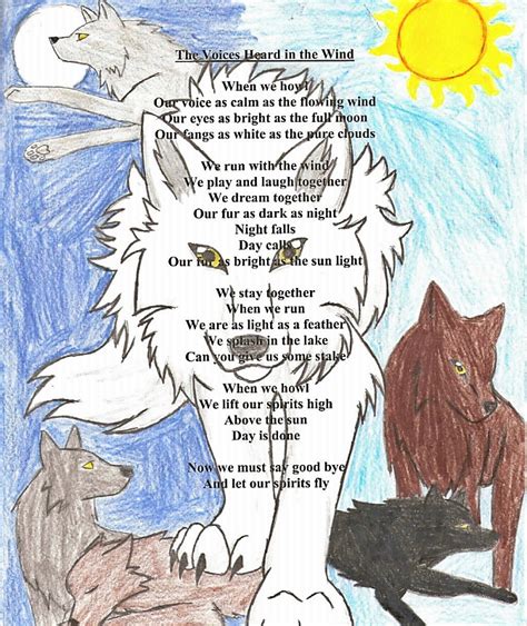 Wolf Poem By Chihirostraycat On Deviantart