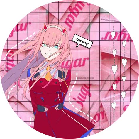 Download Zerotwo Sticker Аниме Милый Во Франксе Png Image With No