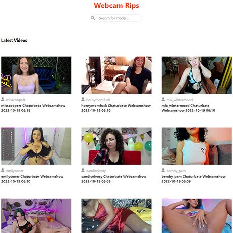 Webcam Rips Free Cam Girl Video Sites Like Webcamrips Tv