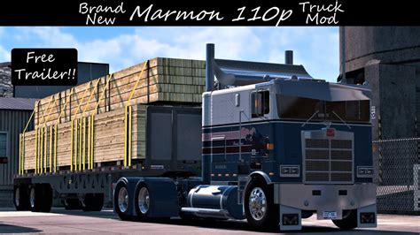 Brand New Marmon 110pfree Manac Flatbed Lumber Haul Pioche To Ely