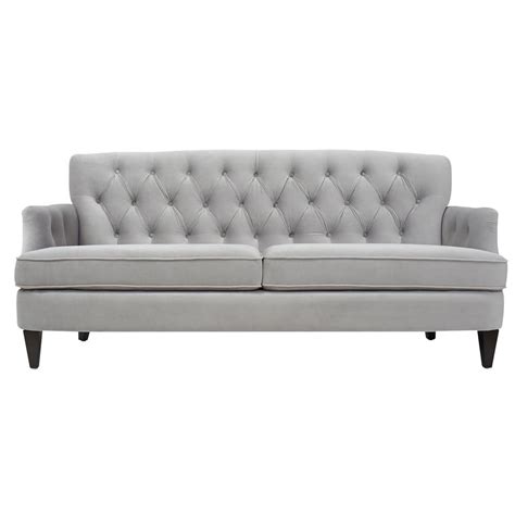 Check out our tufted sofa selection for the very best in unique or custom, handmade pieces from our sofas & loveseats shops. Home Decorators Collection Gordon Grey Velvet Sofa ...