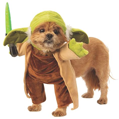 Star Wars Walking Yoda With Lightsaber Dog Co Baxterboo
