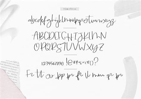 Timeless Handwritten Script Font Handwritten Script Font Script