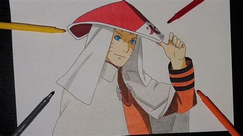 How To Draw Hokage Coloring Page Trace Drawing In 2021 Naruto Drawings