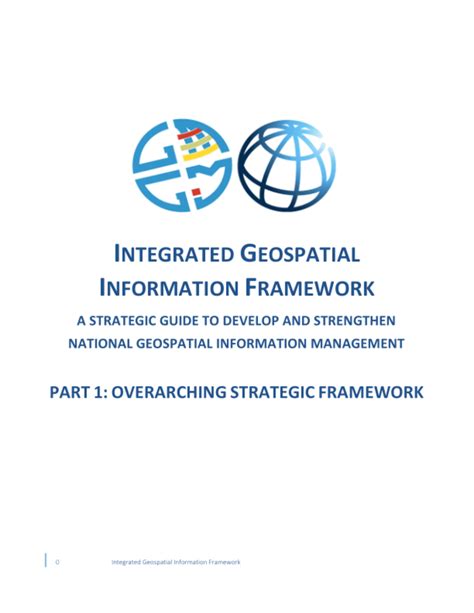 Integrated Geospatial Information Framework A Strategic Guide To
