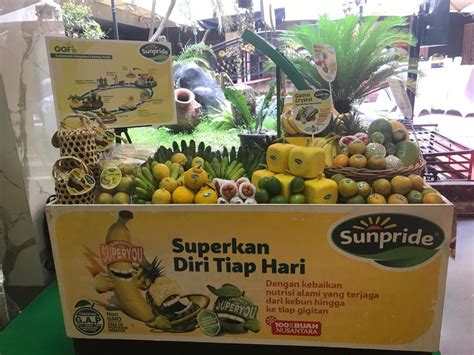 sunpride distributor buah lokal nusantara turut menyukseskan kampanye