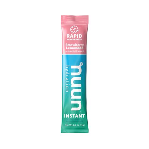 Nuun Instant Strawberry Lemonade Mix Singles Shop Mixes And Flavor