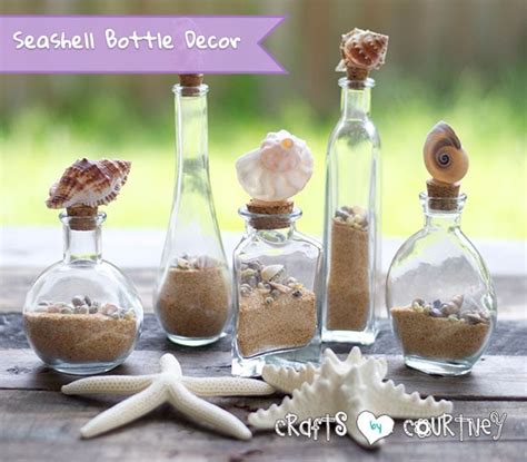 Sea shell craft amazing ideas/beautiful sea shell craft idea. Easy-to Make Decorative Seashell Bottles