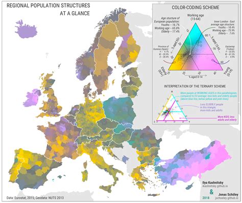A Detailed Map Of Population Age Structures In Europe Reveals The Story