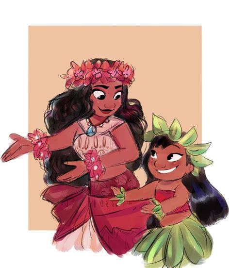 moana and lilo print etsy princesas disney dibujos princesas disney personajes disney