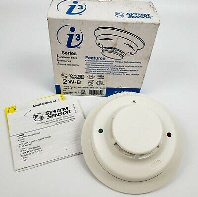 Drift compensation and smoothing algorithms are standard with the i3 line to minimize nuisance alarms. System Sensor i3 Series 2W-B Photoelectric Smoke Detector ...