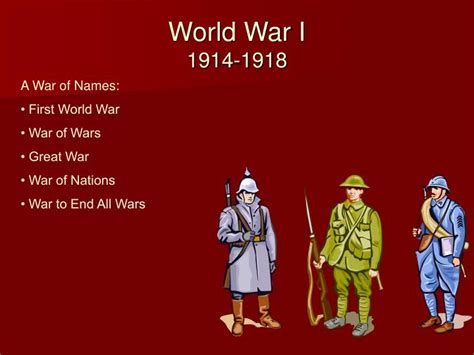 Ww1 Slides Template