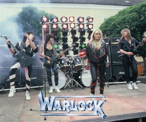 Warlock 1985 Rocker Girl Heavy Metal Rocker
