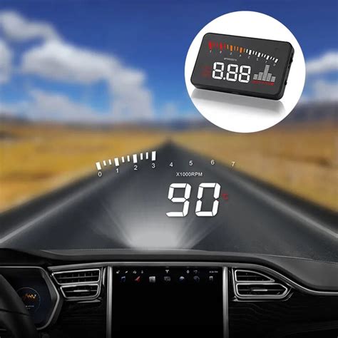3 High Definition Screen Obd2 X5 Auto Hud Car Head Up Display Speed