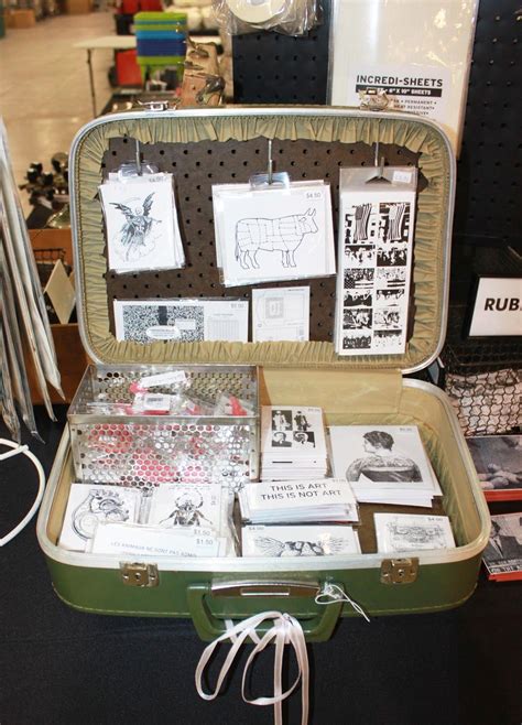 Suitcase Storage Idea Craft Booth Displays Craft Booth Display