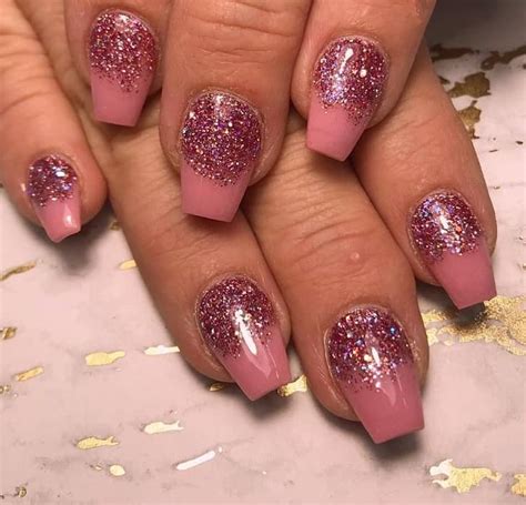 35 Gradient Glitter Ombre Nails To Add Glam Naildesigncode