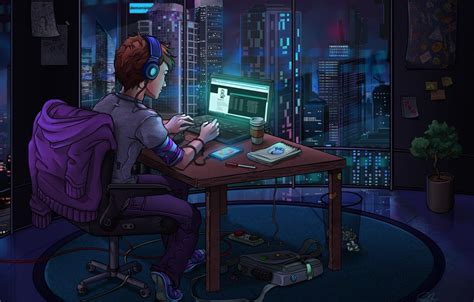 Anime Hacker Wallpapers Wallpaper Cave