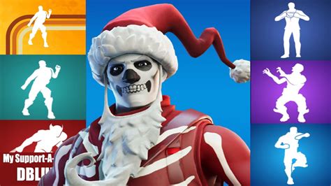 Yule Trooper Performs All Emotes And Dances In Fortnite Youtube