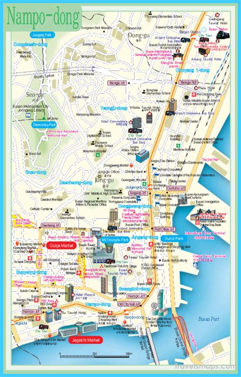 Map Of Busan Travelsmapscom