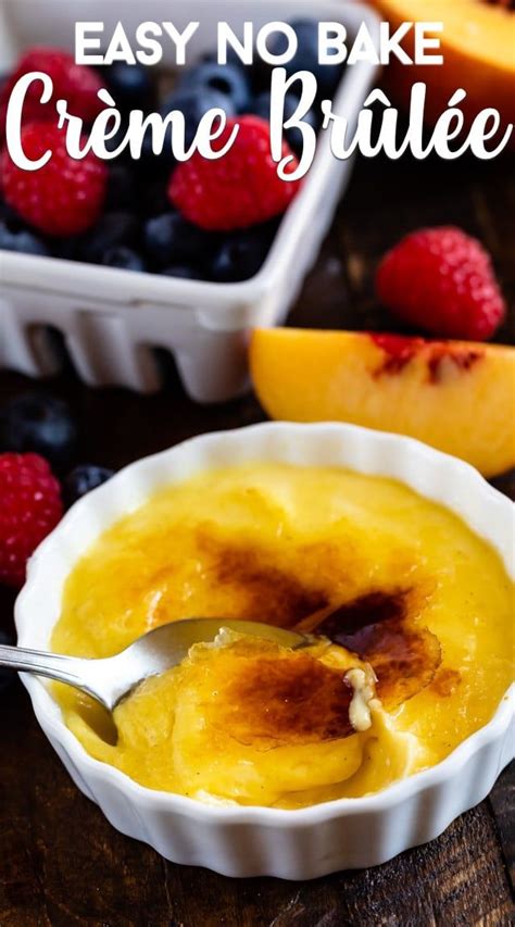 Easy Creme Brûlée Recipe Creme brulee recipe Brulee recipe Creme