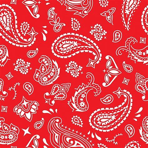 Download, share or upload your own one! Bandana Seamless Pattern Red Pósters by Malchev | Redbubble