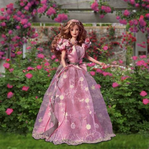 1999 rose barbie promo in 2020 barbie dress rose dress beautiful gowns