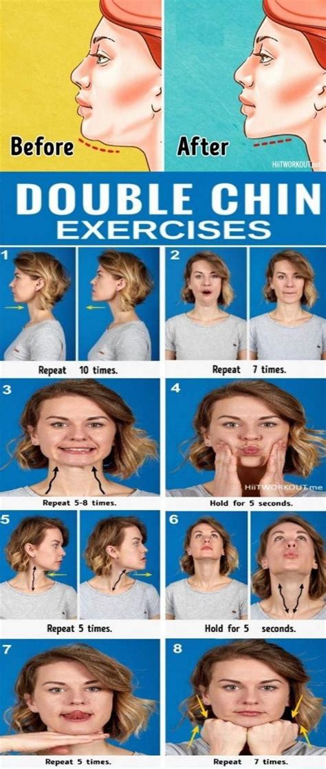 the best exercises for getting rid of that unwanted double chin double chin exercises chin