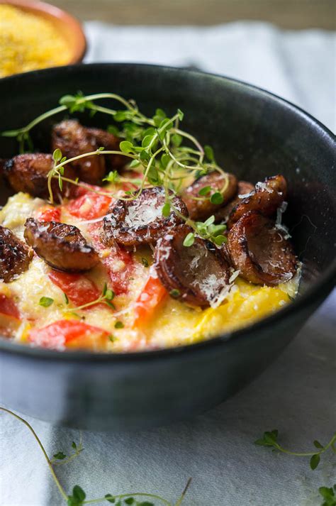 Pressure Cooker Polenta With Sausage And Peppers Kitschen Cat